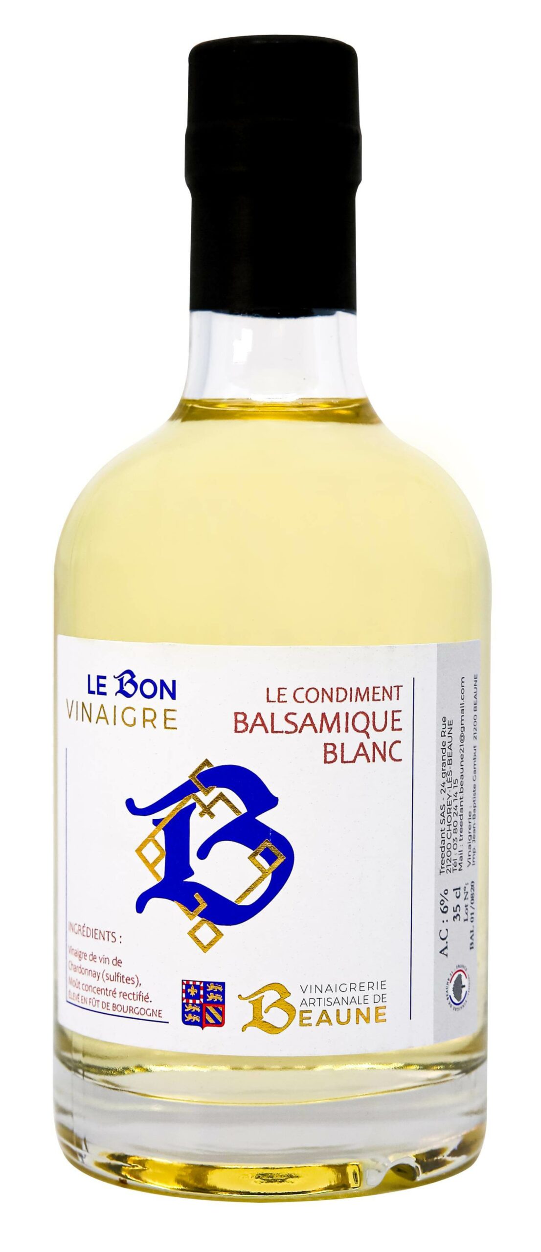 Le Condiment Balsamique Blanc 35 cl et BIB 3 L