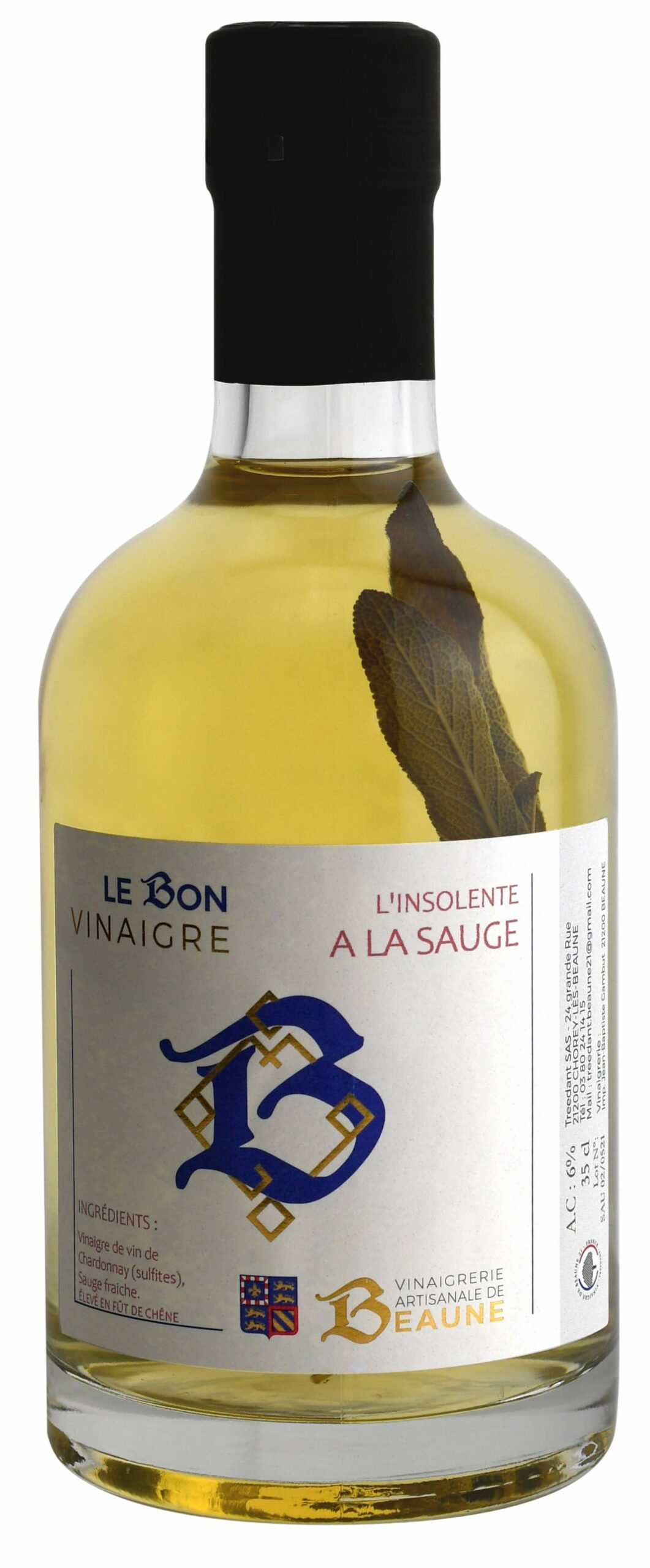 L’Insolente à la Sauge – 35 cl et BIB 3 L