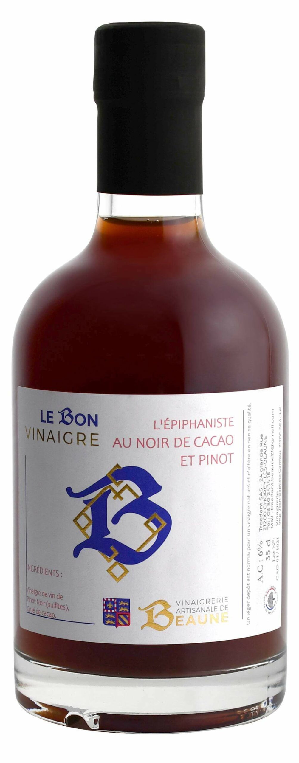 L’Epiphaniste au Noir de Cacao et Pinot 35 cl et BIB 3 L