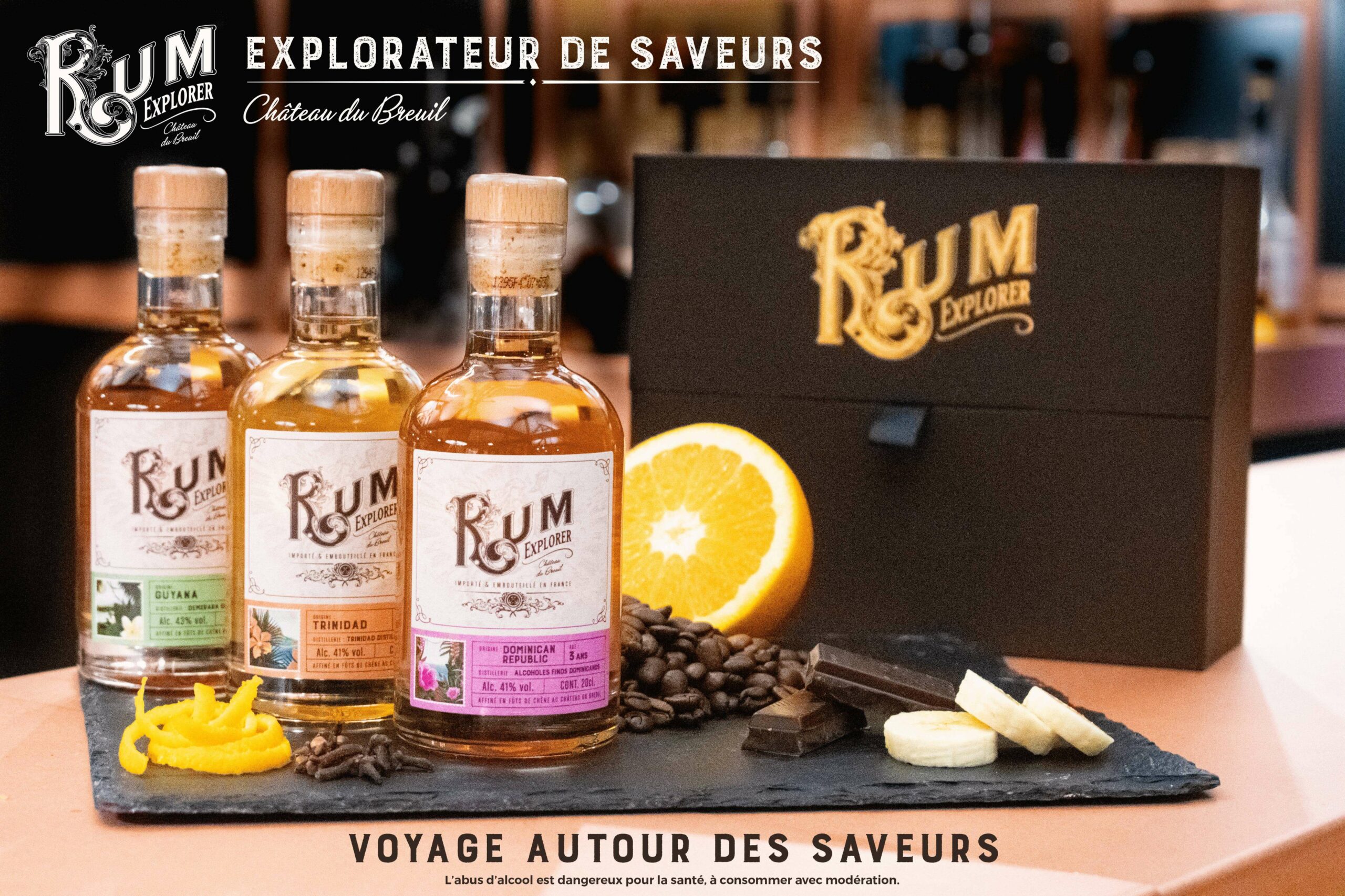 Coffret République Dom./ Guyana/ Trinidad  – 3 x 20 cl