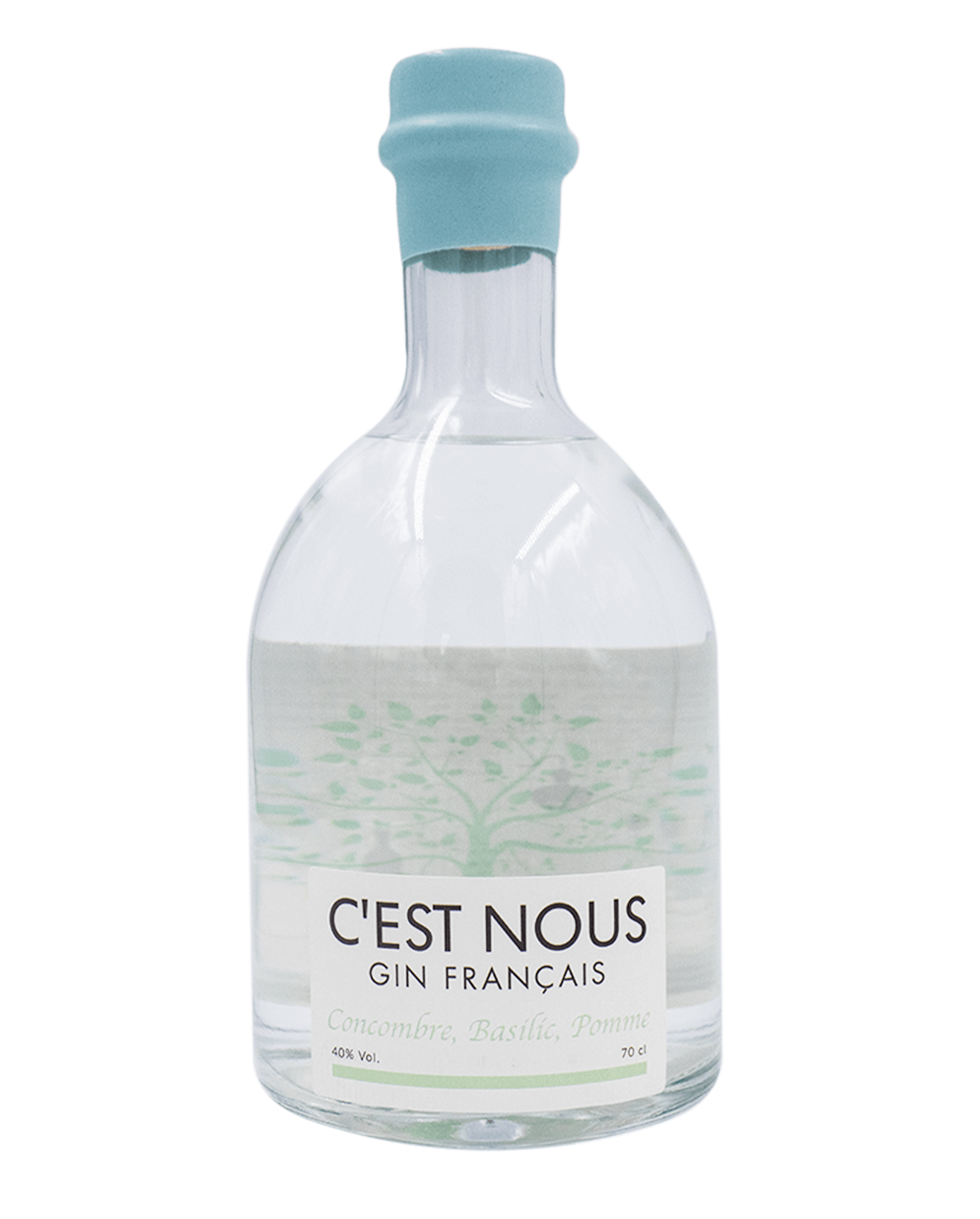 Gin Français “C’est Nous” Concombre – Basilic – Pomme