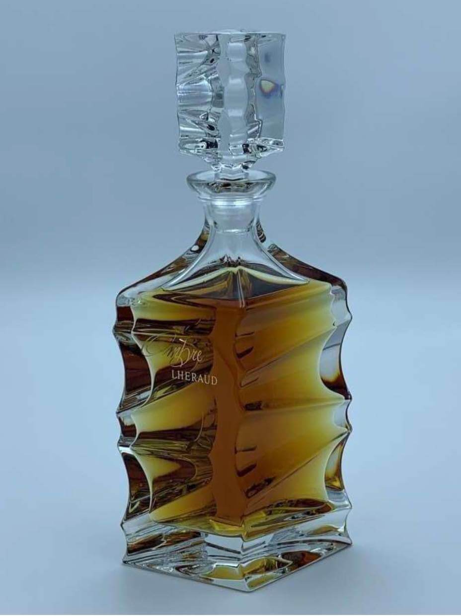 Cognac coffret luxe, carafe de cristal “Ombre”